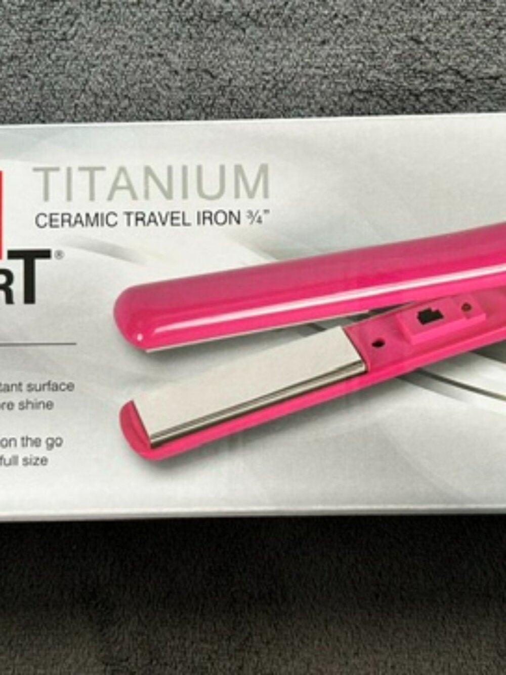 New! Chi Smart Titanium Ceramic Travel Hair Iron, 3/4"